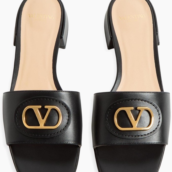 Valentino VLogo Signature Slip-On Sandals - Picture 2 of 6